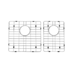 Vogt Villach and Polten Doppelt Bottom Grids for Sink BG.3218.V