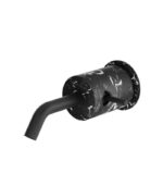 Aquabrass MARMO CL28NM Wall Mount Lavatory Faucet Black Carrara Marble - Image 4