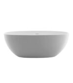 Bain Signature Damon 59 Solid Surface Tub Freestanding Bathtub BT-2013-59 - Image 3