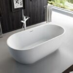 Bain Signature Lily 67 White Matte Freestanding Bathtub BT-218-67-WM