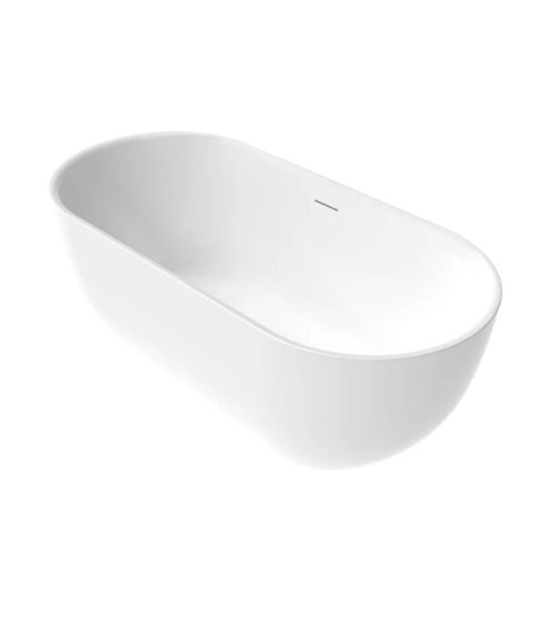 Bain Signature Lily 67 White Matte Freestanding Bathtub BT-218-67-WM - Image 2
