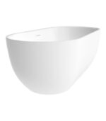Bain Signature Lily 67 White Matte Freestanding Bathtub BT-218-67-WM - Image 3