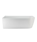 Bain Signature Ethan 59 in. Freestanding Corner Bathtub White - Image 4