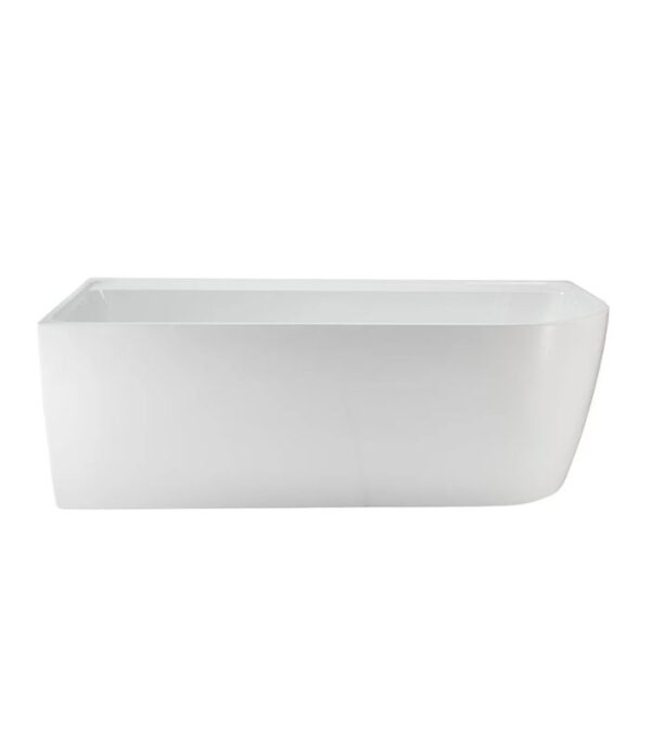 Bain Signature Ethan 59 in. Freestanding Corner Bathtub White - Image 4