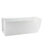 Bain Signature Ethan 59 in. Freestanding Corner Bathtub White - Image 5