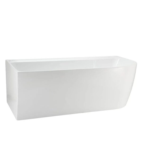 Bain Signature Ethan 59 in. Freestanding Corner Bathtub White - Image 5