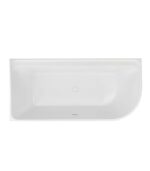 Bain Signature Ethan 59 in. Freestanding Corner Bathtub White - Image 3