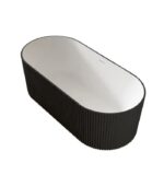 Bain Signature Scarlett 59 Black Matte Freestanding Bathtub BT-7681-59-BLK - Image 2