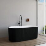 Bain Signature Scarlett 59 Black Matte Freestanding Bathtub BT-7681-59-BLK