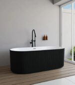 Bain Signature Scarlett 67 Black Matte Freestanding Bathtub BT-7681-67-BLK