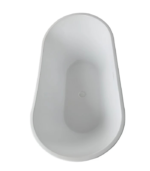 Bain Signature Naya 59 Black Matte Freestanding Bathtub - Image 4