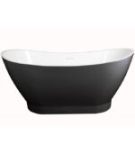 Bain Signature Naya 59 Black Matte Freestanding Bathtub - Image 2