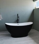 Bain Signature Naya 59 Black Matte Freestanding Bathtub