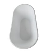 Bain Signature Naya 59 Black Matte Freestanding Bathtub - Image 4