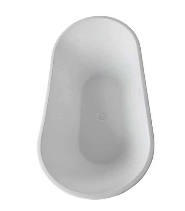 Bain Signature Naya 59 Black Matte Freestanding Bathtub - Image 4