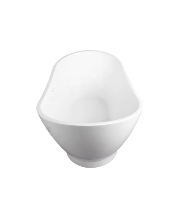 Bain Signature Naya 59 White Matte Freestanding Bathtub - Image 3