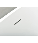 Bain Signature Naya 59 White Matte Freestanding Bathtub - Image 5
