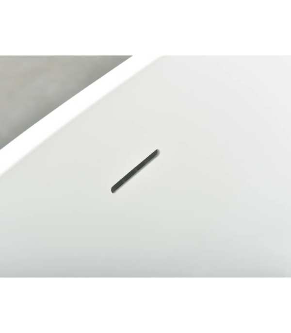 Bain Signature Naya 59 White Matte Freestanding Bathtub - Image 5