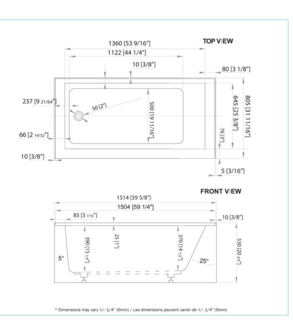 Bain Signature Nice 32x60 Skirted Tub - Image 8