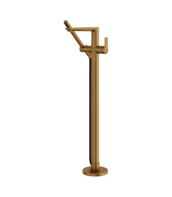 Aquabrass C67 Floor Mount Tub Filler with Handshower  C6785BBC - Image 2