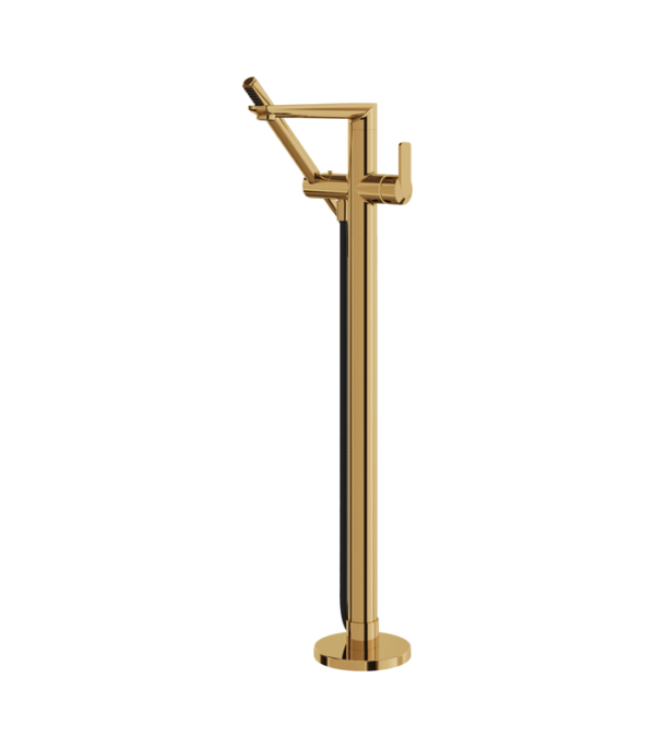 Aquabrass C67 Floor Mount Tub Filler with Handshower  C6785BBC - Image 6