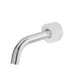 Aquabrass MARMO Round Tub Spout White Carrara Marble CL32BC