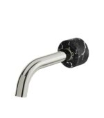 Aquabrass MARMO Round Tub Spout with Black Carrara Marble CL32NM - Image 7