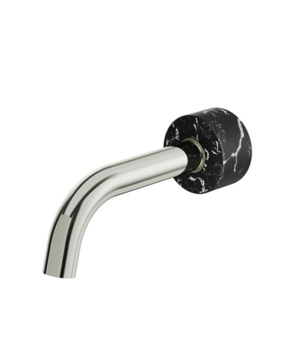 Aquabrass MARMO Round Tub Spout with Black Carrara Marble CL32NM - Image 7