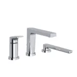 House of Rohl Ode™ 3-Hole Pressure Balance Deck Mount Tub Filler Trim TOD16