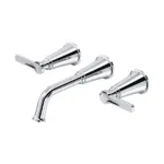House of Rohl Momenti™ Wall Mount Lavatory Faucet Trim TMMSQ03