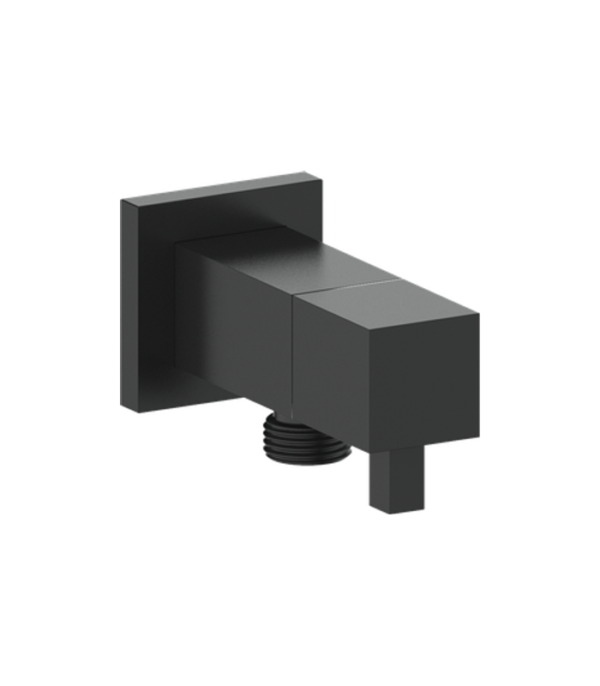 Vogt Square Brass Elbow Connector with Shut-Off Bathroom Supply Elbow EC.01.02 - Image 3
