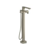 Equinox™ Thermostatic Single Hole Floor Mount Tub Filler Trim - Brushed Nickel