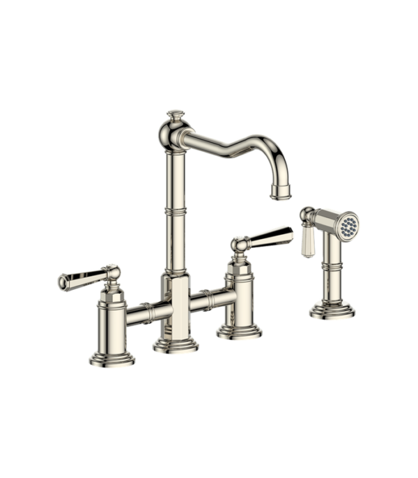 Vogt Carinthia Bridge Kitchen Faucet 12″ Kitchen Faucet KF.11CA.2X01 - Image 3