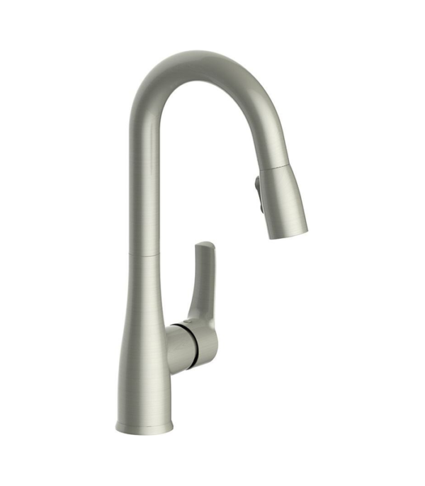 Vogt Hallein 15-Inch Pull-Out Spray Kitchen Faucet Chrome/Brushed Nickel KF.15HN.0302 - Image 2