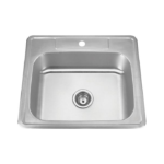 Vogt Breitach 25″ Single Bowl Kitchen Sink KS.2522.B18P-61