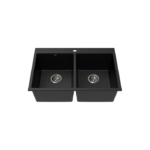 Vogt RANKWEIL GS 30″ x 20″ x 9″ Double Bowl Kitchen Sink KS.30X0.R0XG-61