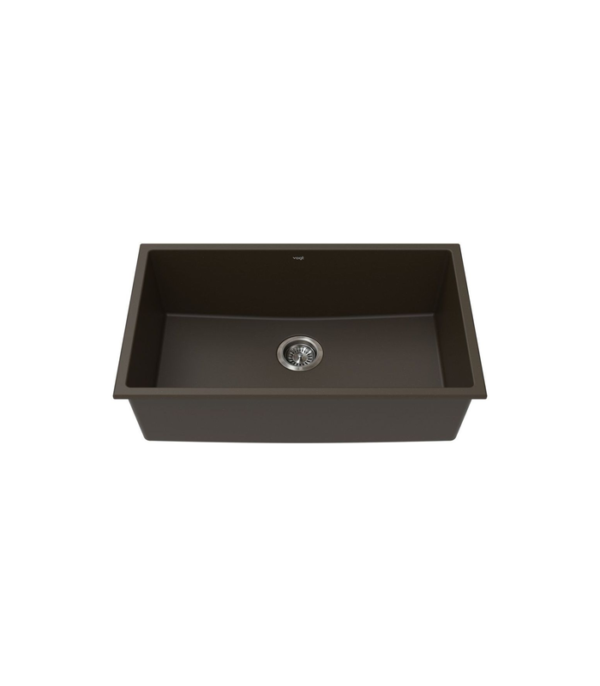 Vogt GRAZ GS 30″ x 18″ x 9″ Vogranite Undermount Single Bowl Kitchen Sink KS.30X8.G0XG-61 - Image 3