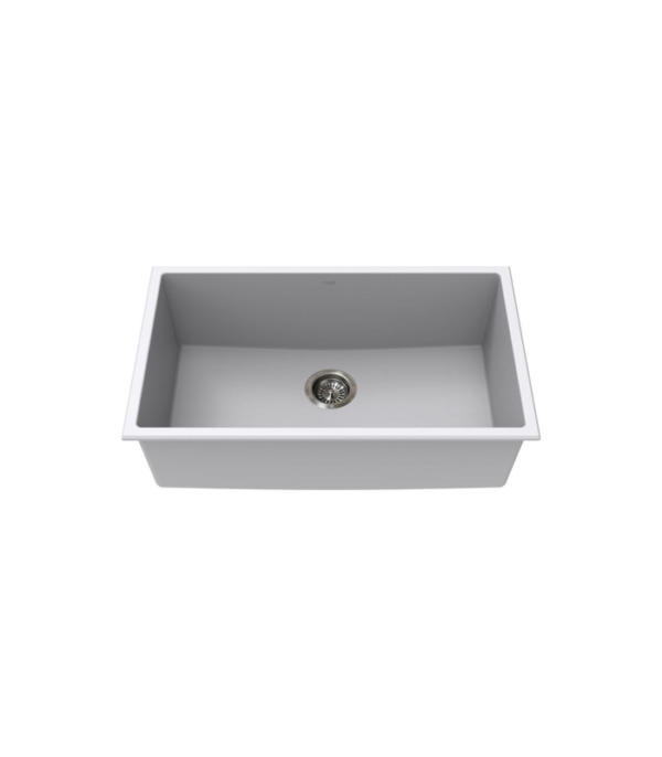 Vogt GRAZ GS 30″ x 18″ x 9″ Vogranite Undermount Single Bowl Kitchen Sink KS.30X8.G0XG-61 - Image 5