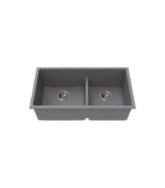 Vogt VILLACH GS LOW DIVIDE 32″ x 18″ x 9″ Kitchen Sink KS.3218.VL0XG-61 - Image 2