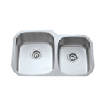 Vogt Siena 32 ⅞″ x 20 ¾″ x 10″ Double Bowl Kitchen Sink KS.3220.S18P-61