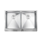 Vogt Klagenfurt 16R 32-7/8" Double Bowl Apron Kitchen Sink KS.3319.K16R-62