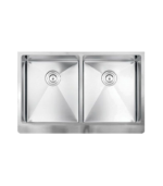 Vogt KLAGENFURT 16R 32⅞″ Double Bowl Apron Kitchen Sink KS.3319.K16R-64
