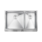 Vogt Polten Doppelt 16R 32-7/8" x 19-1/2" x 10" Kitchen Sink KS.3319.P16R-64