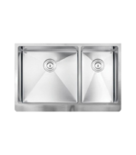 Vogt Polten Doppelt 16R 32-7/8" x 19-1/2" x 10" Kitchen Sink KS.3319.P16R-64