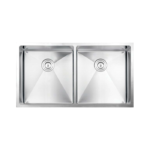 Vogt Volker 16R 34" x 18" x 10" Double Bowl Kitchen Sink KS.3418.V16R-64