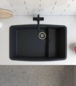 Bain Signature Clyde Granite Kitchen Sink  Black - Image 3