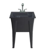 Bain Signature Fiona Black Laundry Tub Kit LT-24-01-BLK - Image 2