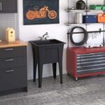 Bain Signature Fiona Black Laundry Tub Kit LT-24-01-BLK