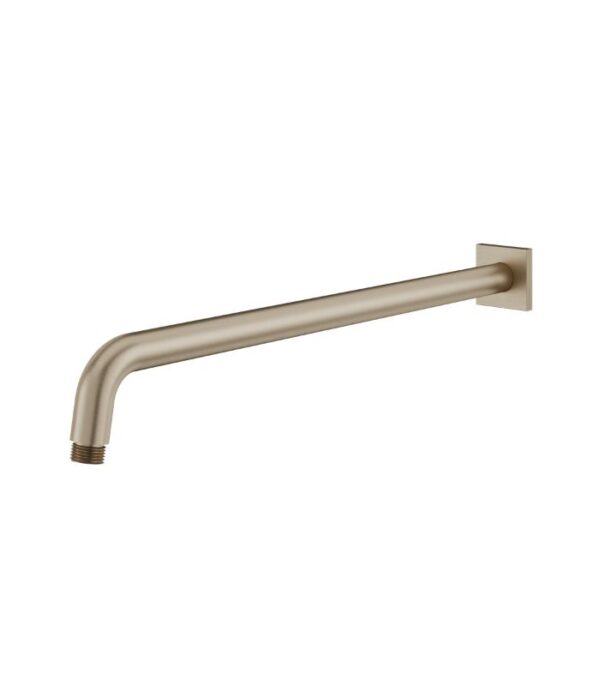 Aquabrass RETRO M8206 18″ Round Shower Arm with Square Flange - Image 2