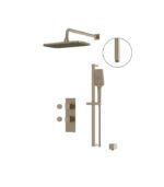 Aquabrass MiamiBox 2-Way Non-Shared Shower Trim Set MIAMIBOX01G - Image 3